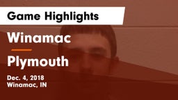 Winamac  vs Plymouth  Game Highlights - Dec. 4, 2018