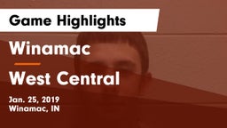 Winamac  vs West Central Game Highlights - Jan. 25, 2019