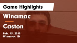 Winamac  vs Caston  Game Highlights - Feb. 19, 2019