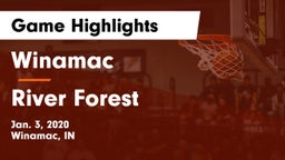 Winamac  vs River Forest  Game Highlights - Jan. 3, 2020