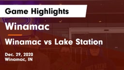 Winamac  vs Winamac vs Lake Station Game Highlights - Dec. 29, 2020