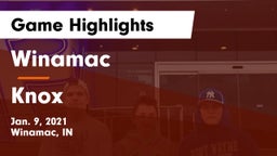 Winamac  vs Knox  Game Highlights - Jan. 9, 2021