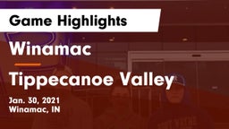 Winamac  vs Tippecanoe Valley  Game Highlights - Jan. 30, 2021