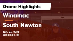 Winamac  vs South Newton  Game Highlights - Jan. 23, 2021
