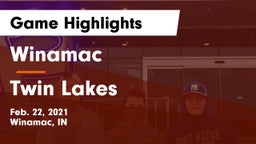 Winamac  vs Twin Lakes  Game Highlights - Feb. 22, 2021