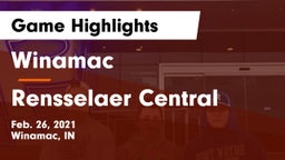 Winamac  vs Rensselaer Central  Game Highlights - Feb. 26, 2021