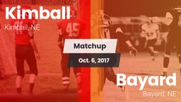 Matchup: Kimball  vs. Bayard  2017