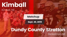 Matchup: Kimball  vs. Dundy County Stratton  2019