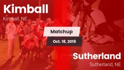 Matchup: Kimball  vs. Sutherland  2019