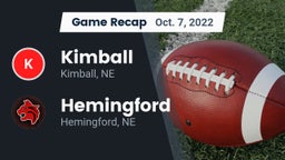 Recap: Kimball  vs. Hemingford  2022
