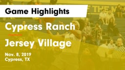 Cypress Ranch  vs Jersey Village  Game Highlights - Nov. 8, 2019