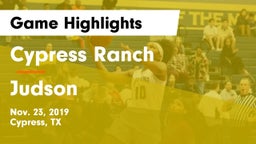 Cypress Ranch  vs Judson  Game Highlights - Nov. 23, 2019