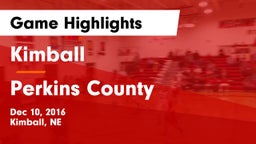 Kimball  vs Perkins County  Game Highlights - Dec 10, 2016