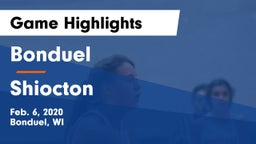 Bonduel  vs Shiocton  Game Highlights - Feb. 6, 2020