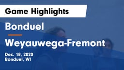 Bonduel  vs Weyauwega-Fremont  Game Highlights - Dec. 18, 2020