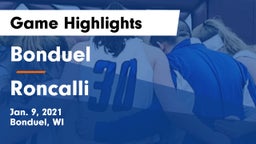 Bonduel  vs Roncalli  Game Highlights - Jan. 9, 2021