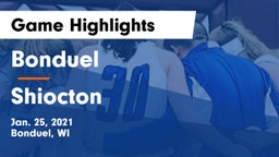 Bonduel  vs Shiocton  Game Highlights - Jan. 25, 2021