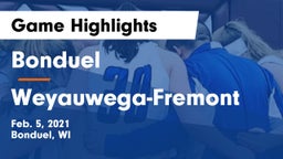 Bonduel  vs Weyauwega-Fremont  Game Highlights - Feb. 5, 2021