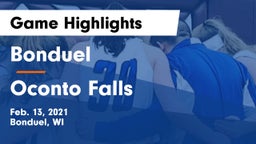 Bonduel  vs Oconto Falls  Game Highlights - Feb. 13, 2021