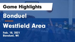 Bonduel  vs Westfield Area  Game Highlights - Feb. 18, 2021