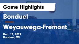Bonduel  vs Weyauwega-Fremont  Game Highlights - Dec. 17, 2021