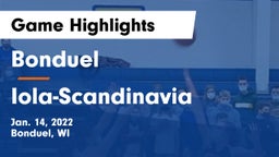 Bonduel  vs Iola-Scandinavia  Game Highlights - Jan. 14, 2022