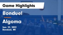 Bonduel  vs Algoma  Game Highlights - Jan. 22, 2022