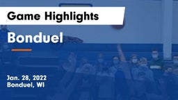 Bonduel  Game Highlights - Jan. 28, 2022