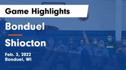 Bonduel  vs Shiocton  Game Highlights - Feb. 3, 2022
