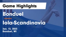 Bonduel  vs Iola-Scandinavia  Game Highlights - Jan. 13, 2023