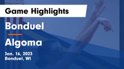 Bonduel  vs Algoma  Game Highlights - Jan. 16, 2023