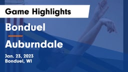 Bonduel  vs Auburndale  Game Highlights - Jan. 23, 2023