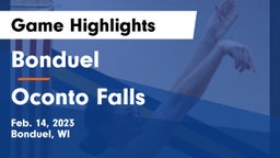 Bonduel  vs Oconto Falls  Game Highlights - Feb. 14, 2023