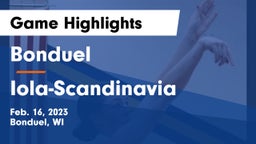 Bonduel  vs Iola-Scandinavia  Game Highlights - Feb. 16, 2023