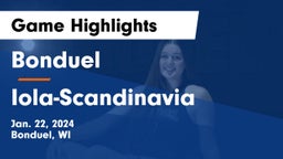 Bonduel  vs Iola-Scandinavia  Game Highlights - Jan. 22, 2024