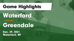Waterford  vs Greendale  Game Highlights - Dec. 29, 2021