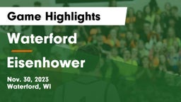 Waterford  vs Eisenhower  Game Highlights - Nov. 30, 2023