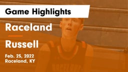 Raceland  vs Russell Game Highlights - Feb. 25, 2022
