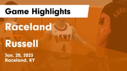 Raceland  vs Russell Game Highlights - Jan. 20, 2023