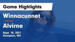 Winnacunnet  vs Alvirne  Game Highlights - Sept. 10, 2021