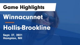 Winnacunnet  vs Hollis-Brookline  Game Highlights - Sept. 27, 2021