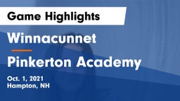 Winnacunnet  vs Pinkerton Academy Game Highlights - Oct. 1, 2021