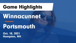 Winnacunnet  vs Portsmouth  Game Highlights - Oct. 18, 2021