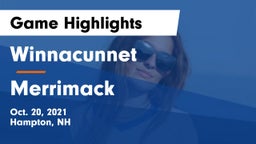 Winnacunnet  vs Merrimack  Game Highlights - Oct. 20, 2021