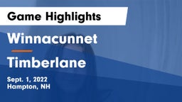 Winnacunnet  vs Timberlane  Game Highlights - Sept. 1, 2022