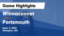 Winnacunnet  vs Portsmouth  Game Highlights - Sept. 9, 2022