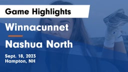 Winnacunnet  vs Nashua North  Game Highlights - Sept. 18, 2023