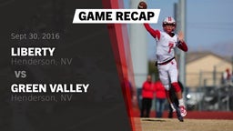 Recap: Liberty  vs. Green Valley  2016