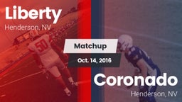 Matchup: Liberty  vs. Coronado  2016