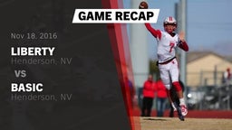 Recap: Liberty  vs. Basic  2016